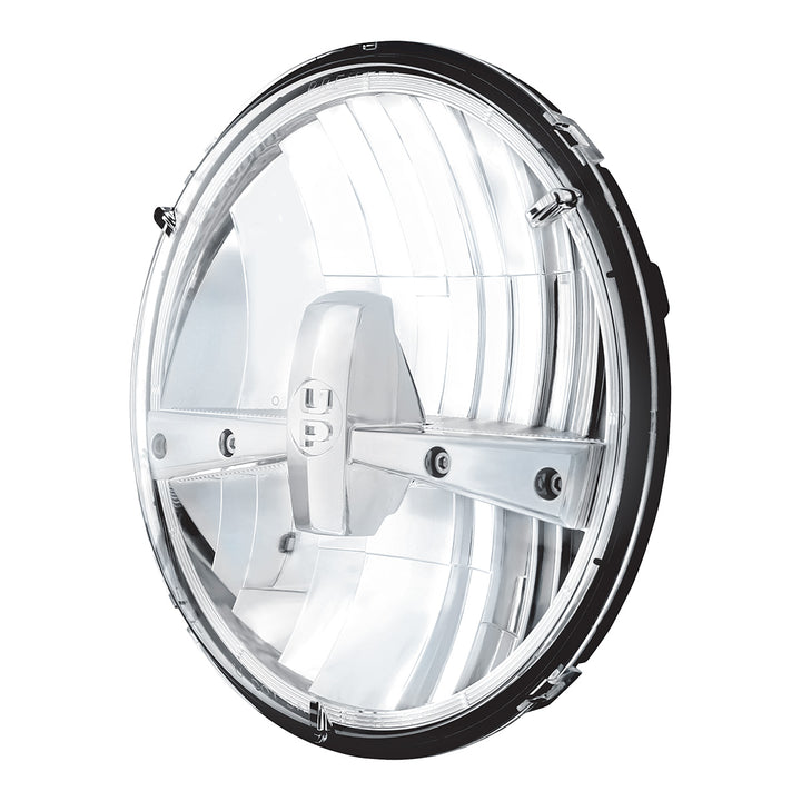 ULTRALIT - 5 High Power LED 7" Dual Function Headlight - Chrome - View 4