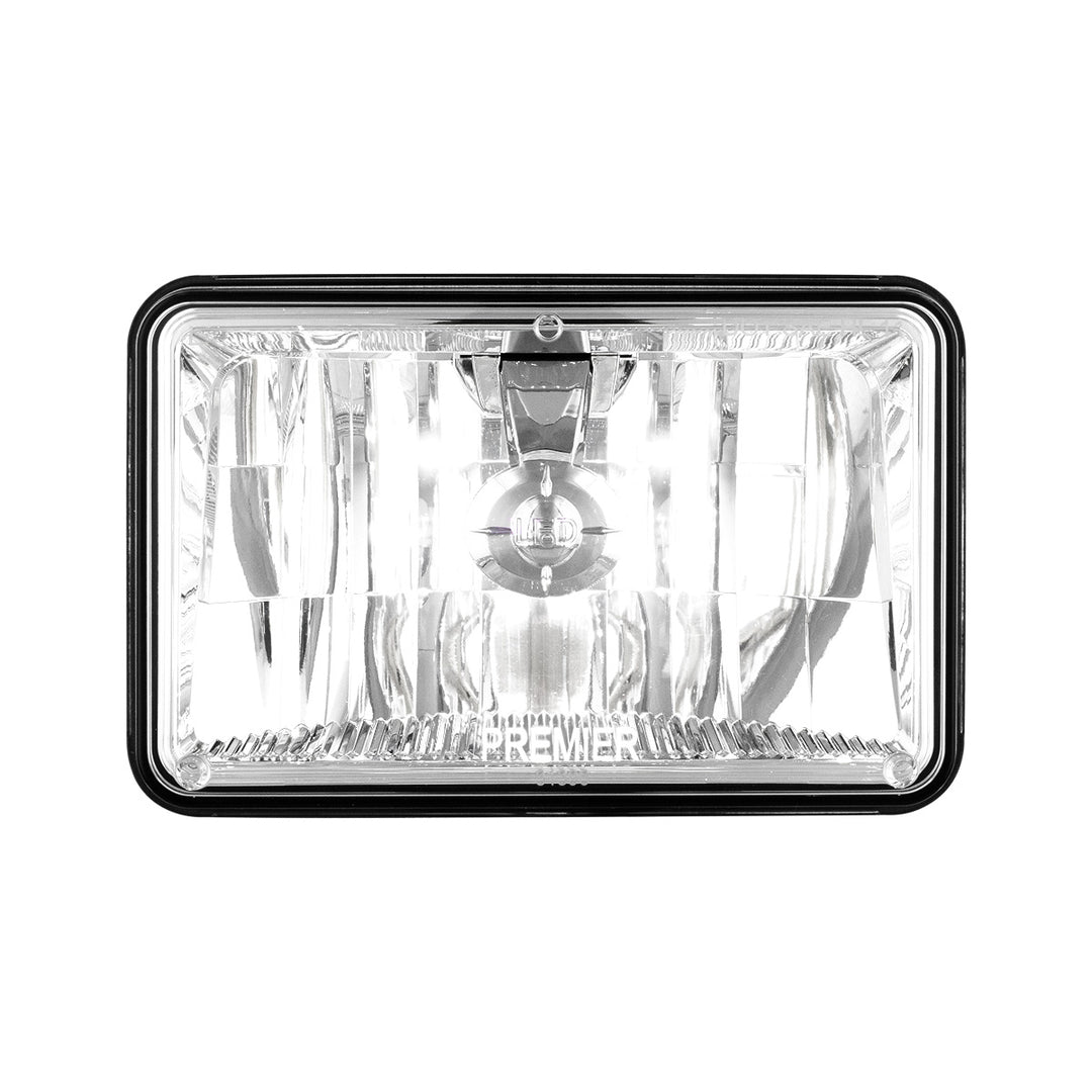 ULTRALIT - Single High Power CREE LED 4" X 6" Headlight - Low Beam - View 1