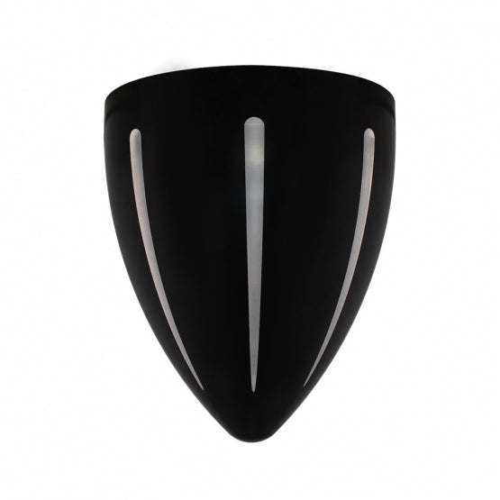 Black "BILLET" Style Groove Headlight Housing - View 3