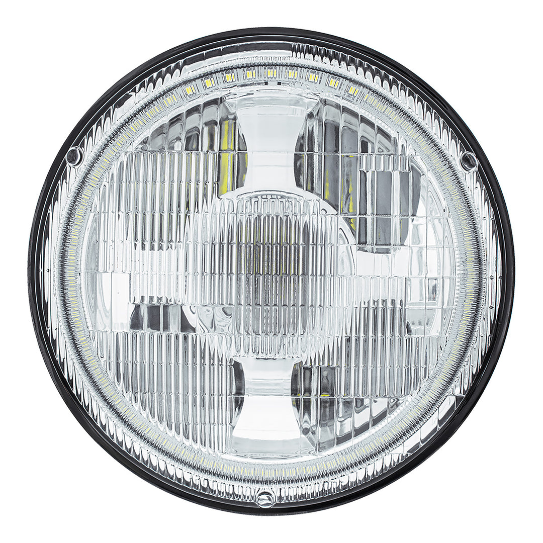 ULTRALIT - High Power LED 7" Projection Light With Dual Color LED Halo &amp; Classic Style Lens - View 1