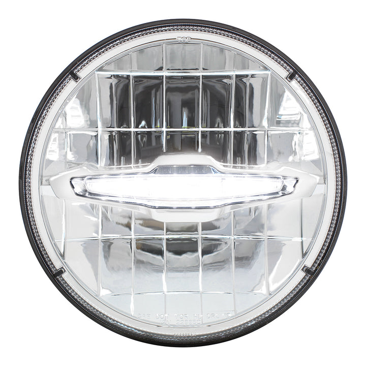 ULTRALIT - 3 High Power LED 7" Headlight With 10 White LED Position Light - View 1