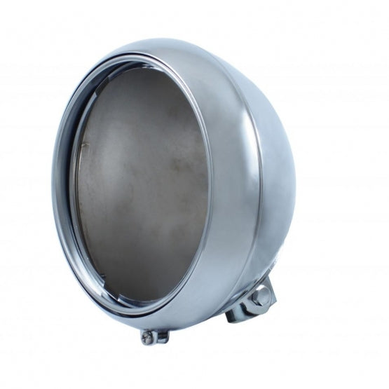 Chrome 7" Motorcycle Headlight Housing - View 1