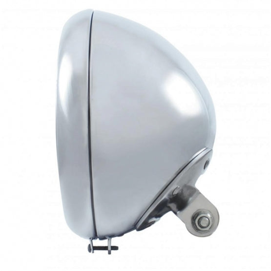 Chrome 7" Motorcycle Headlight Housing - View 2
