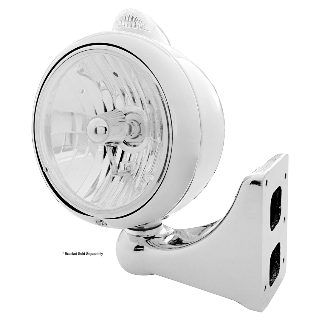 Chrome Guide 682-C Headlight Crystal H4 &amp; Dual Mode LED Signal - Clear Lens - View 4