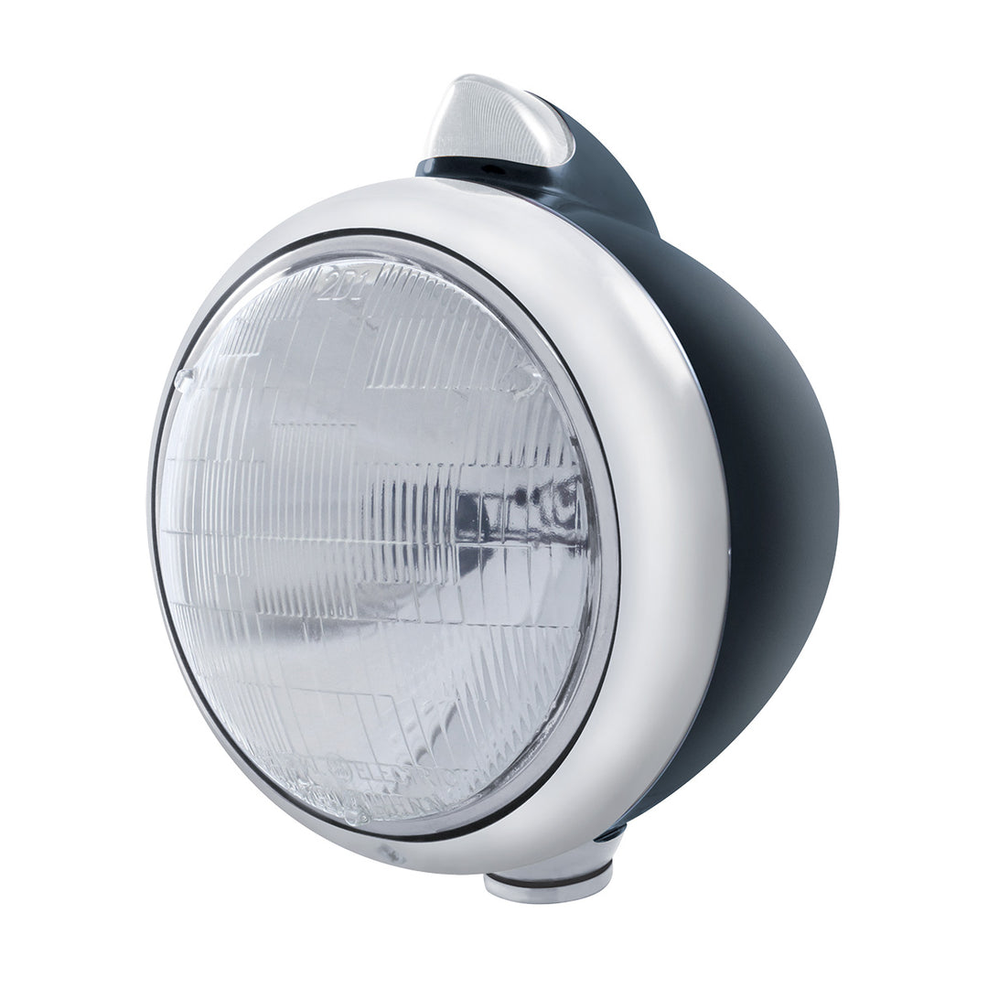 Black Guide 682-C Headlight 6014 &amp; Original Style LED Signal - Clear Lens - View 1