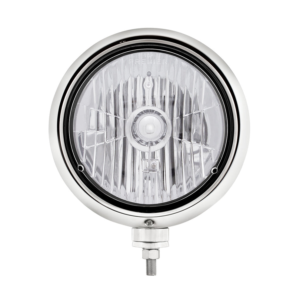 Black Guide 682-C Style Headlight Crystal H4 Bulb - View 2