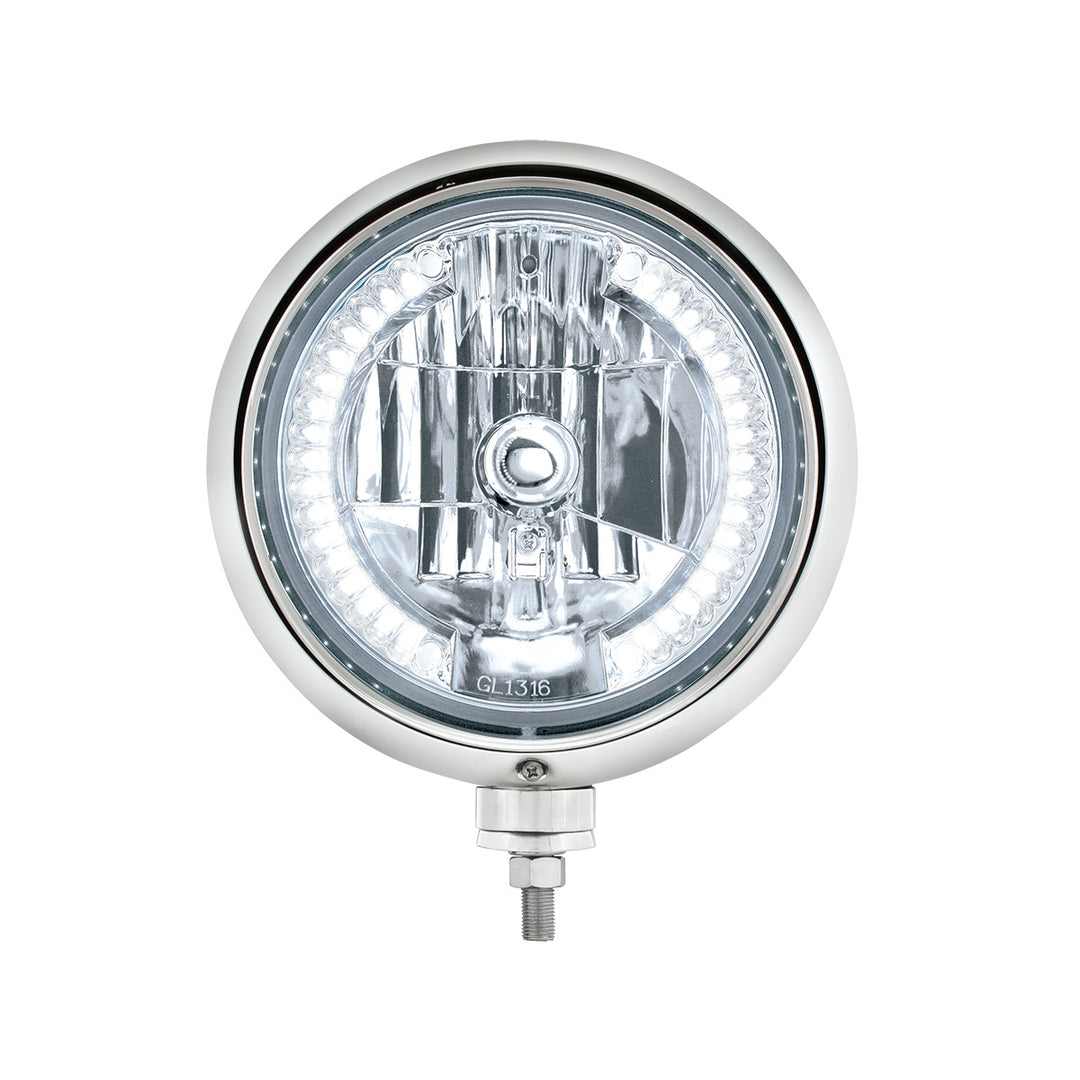 Black Guide 682-C Style Headlight H4 Bulb With 34 White LED - View 2
