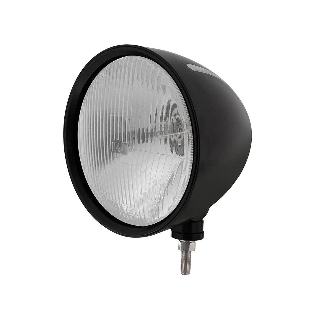 Black "Billet" Style Groove Headlight H4 Bulb - View 1