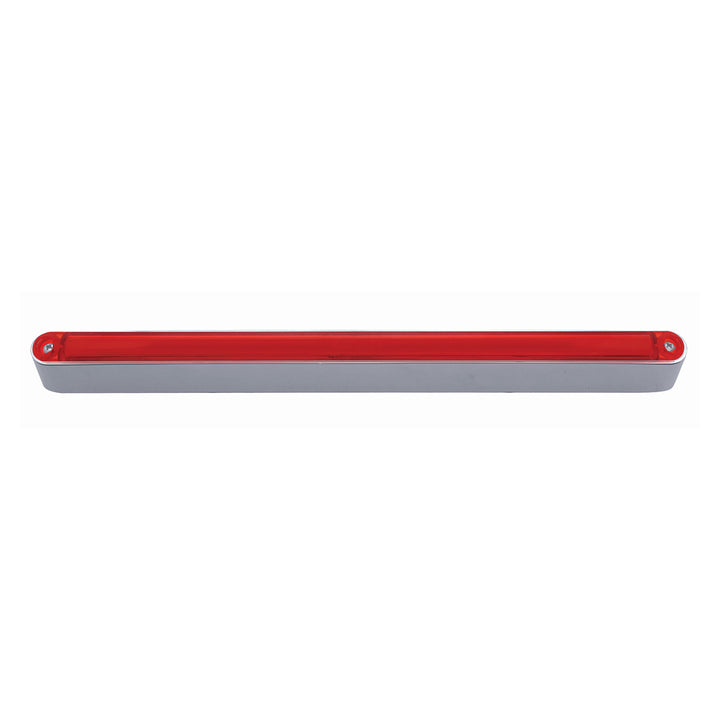 24 LED Dual Function 12" GloLight Bar With Bezel - Red LED/Red Lens - View 4