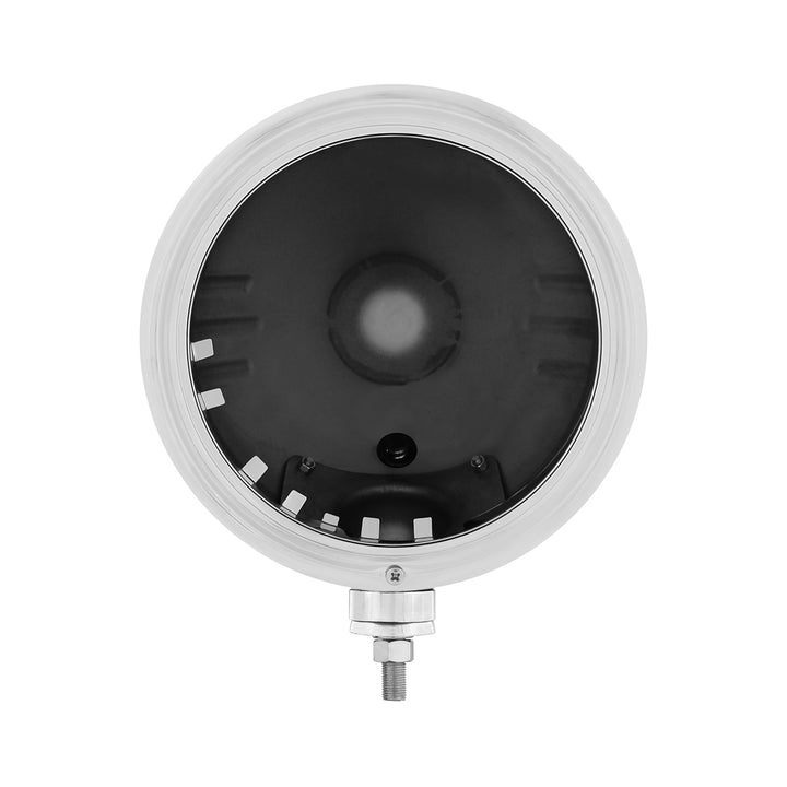 Stainless Classic Style Embossed Stripe Headlight Housing - View 2