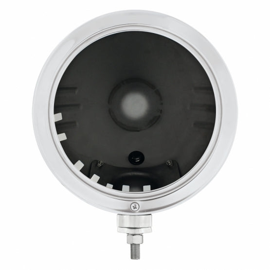 Stainless "Bullet" Embossed Stripe Headlight Housing - View 2