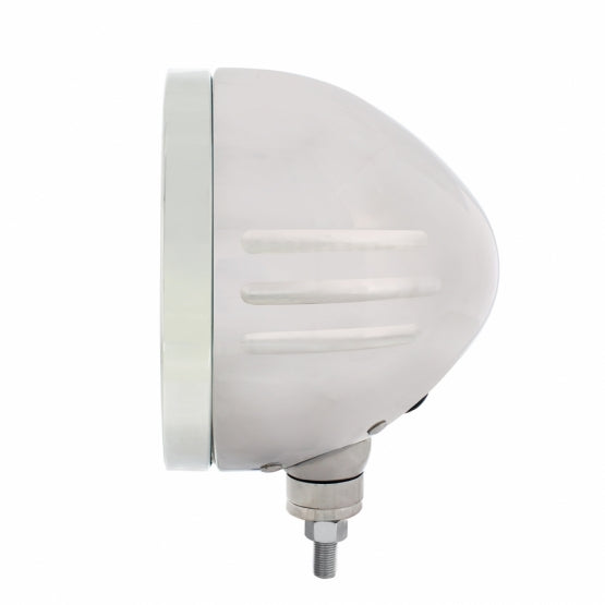 Stainless "Bullet" Embossed Stripe Headlight Housing - View 3