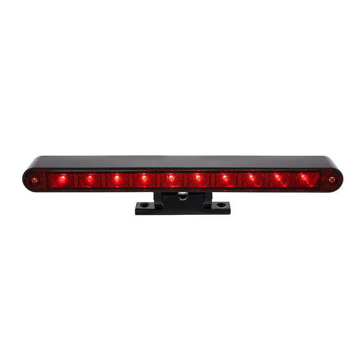 10 LED Dual Function 3rd Brake Light With Black Swivel Pedestal Base - Red LED/Red Lens - View 3