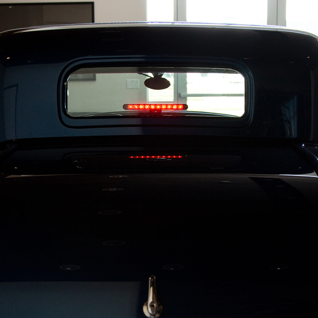 10 LED Dual Function 3rd Brake Light With Black Swivel Pedestal Base - Red LED/Red Lens - View 9