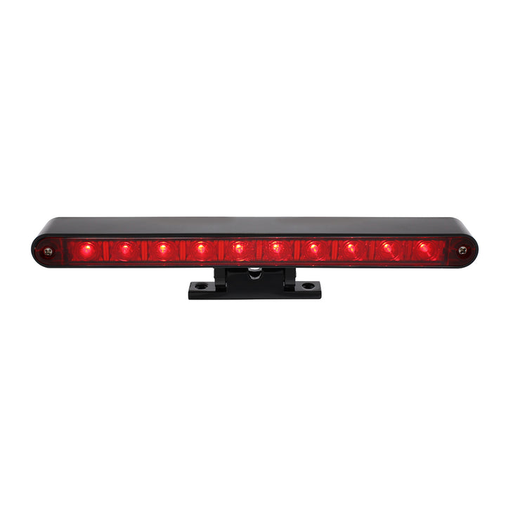 10 LED Split Function 3rd Brake Light With Black Swivel Pedestal Base - Red LED/Red Lens - View 5