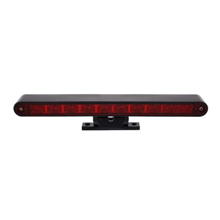 10 LED Split Function 3rd Brake Light With Black Swivel Pedestal Base - Red LED/Red Lens - View 6