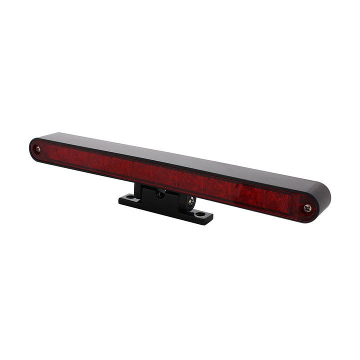 10 LED Split Function 3rd Brake Light With Black Swivel Pedestal Base - Red LED/Red Lens - View 8