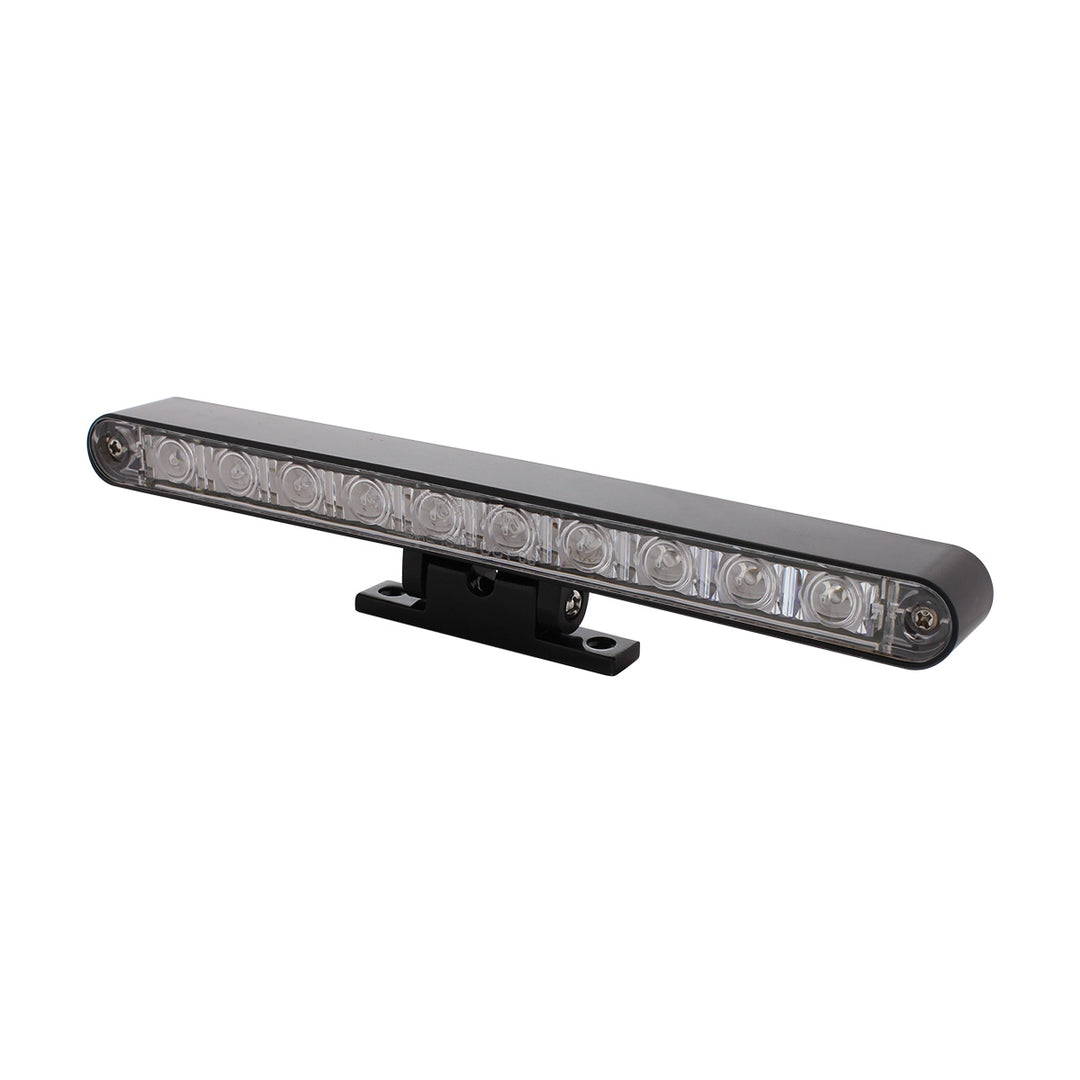 10 LED Dual Function 3rd Brake Light With Black Swivel Pedestal Base - Red LED/Clear Lens - View 6
