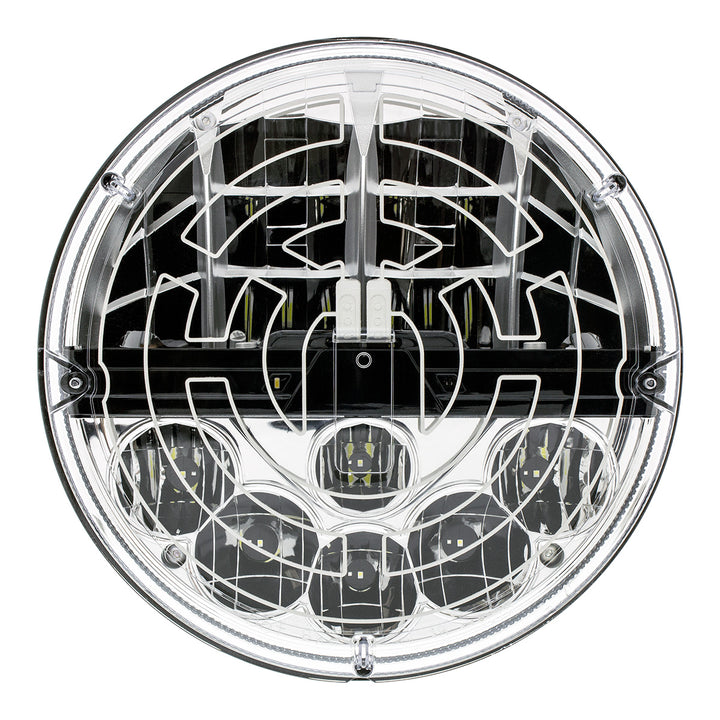 ULTRALIT - Heated 7" LED Headlight With Polycarbonate Lens &amp; Housing - View 1