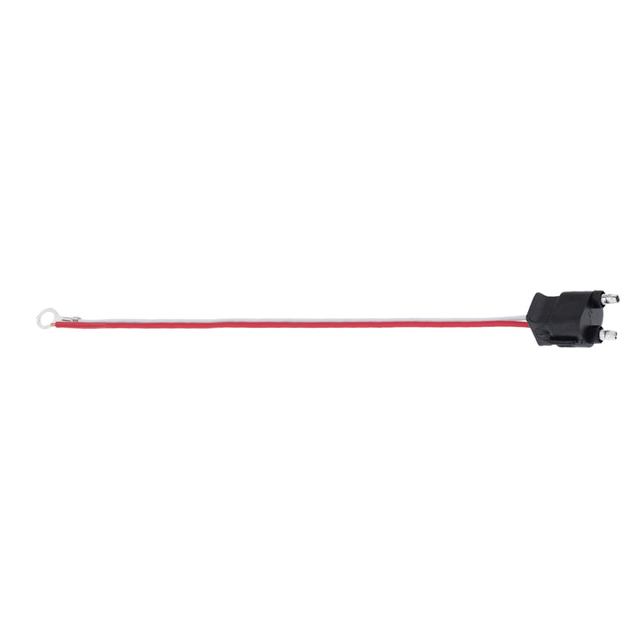 2 Wire Pigtail With 2 Prong Straight Plug - 12" Lead (Retail) - View 2