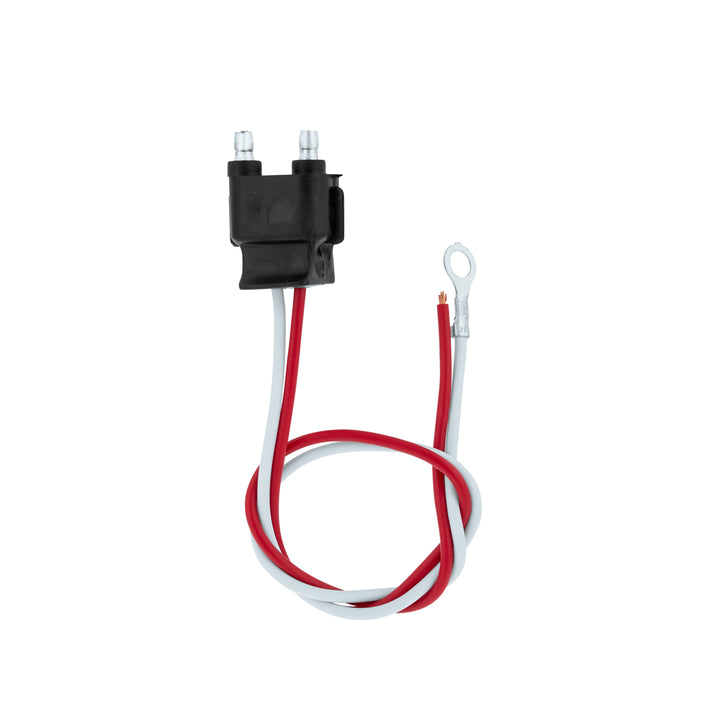 2 Wire Pigtail With 2 Prong Straight Plug - 12" Lead (Retail) - View 3