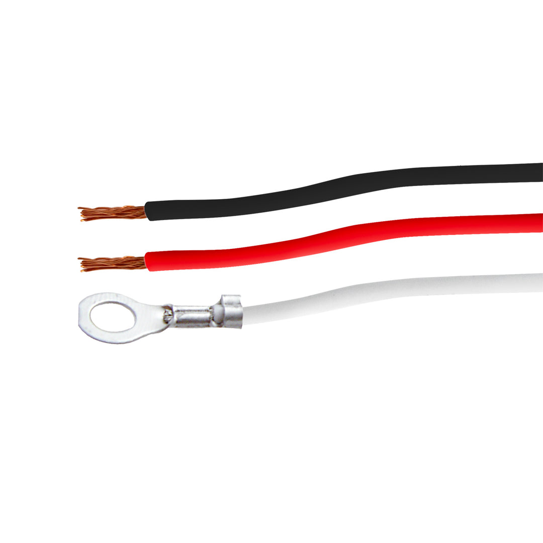 3 Wire Pigtail With 3 Prong Straight Plug - 12" Lead (Retail) - View 4