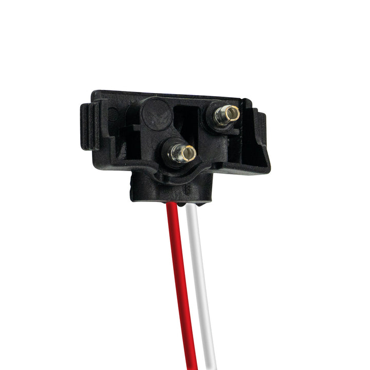 2 Wire Pigtail With 2 Prong Right Angle Plug - 12" Lead (Retail) - View 1