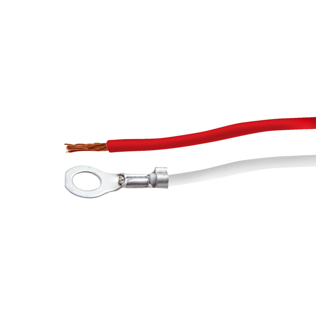 2 Wire Pigtail With 2 Prong Right Angle Plug - 12" Lead (Retail) - View 4