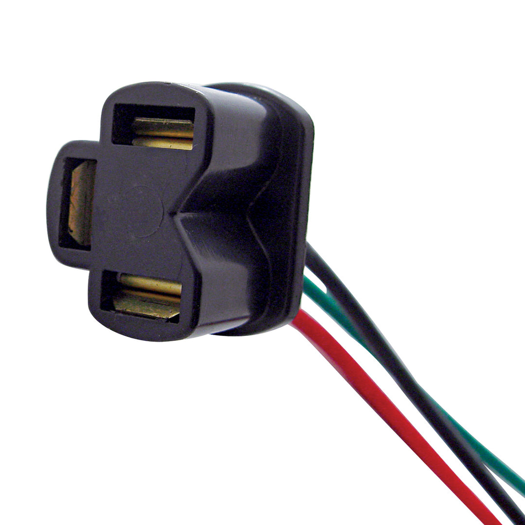 3 Contact Female Headlight Pigtail For H4 Halogen Bulb (Bulk) - View 2