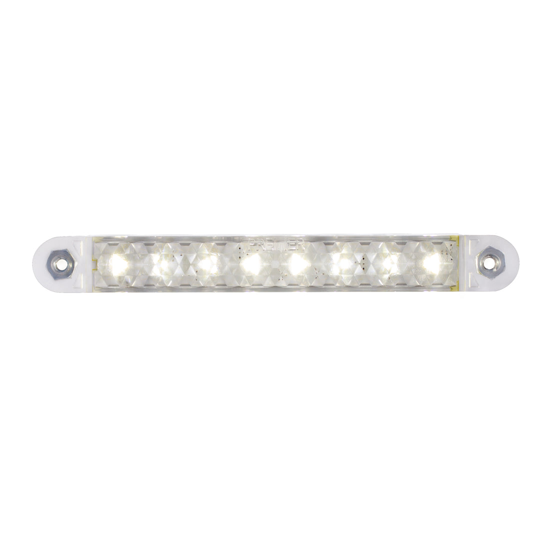 5" 8 White LED Light Strip With 2-Wire Connection - View 1