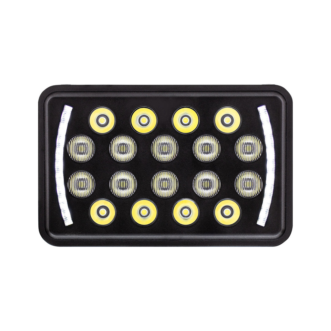 ULTRALIT - 18 High Power LED Rectangular Light With LED Position Light Bar - View 1