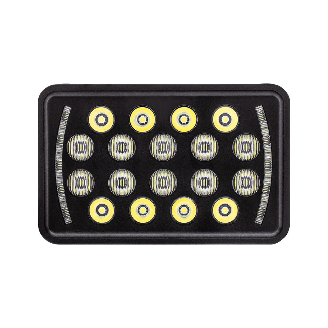 ULTRALIT - 18 High Power LED Rectangular Light With LED Position Light Bar - View 2