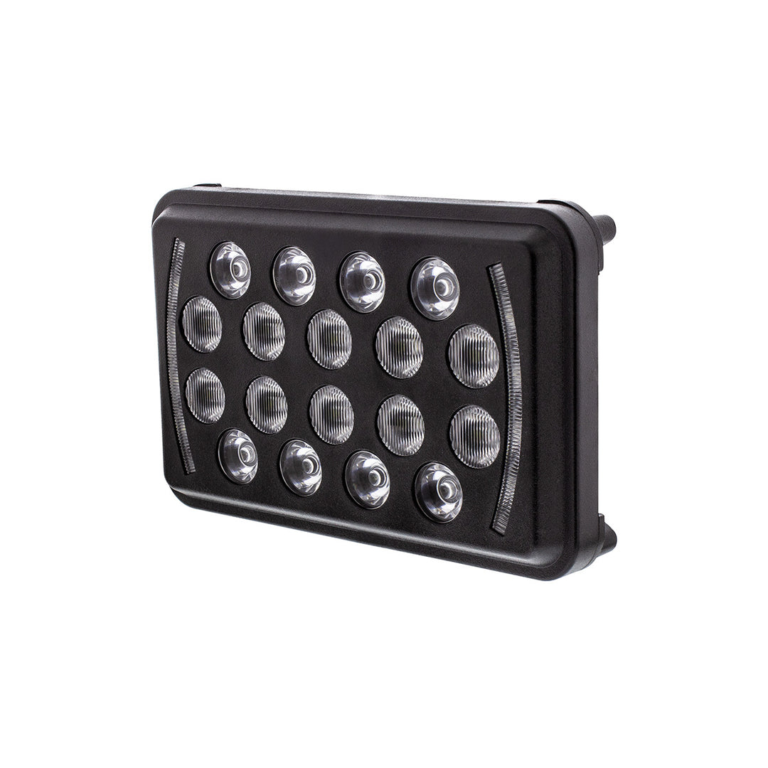 ULTRALIT - 18 High Power LED Rectangular Light With LED Position Light Bar - View 4