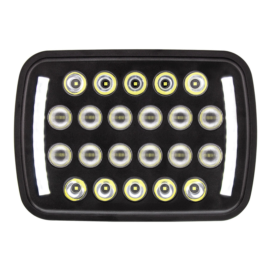 ULTRALIT - 22 High Power LED Rectangular Light With LED Position Light Bars - View 1