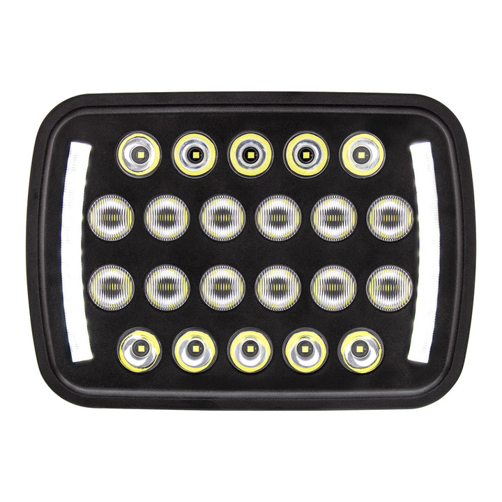 ULTRALIT - 22 High Power LED Rectangular Light With LED Position Light Bars - View 1