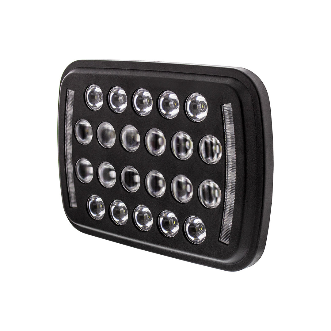 ULTRALIT - 22 High Power LED Rectangular Light With LED Position Light Bars - View 4