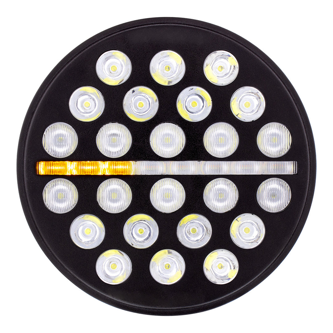 ULTRALIT - 24 High Power LED Circular Light With Dual Color LED Position Light Bar - View 1