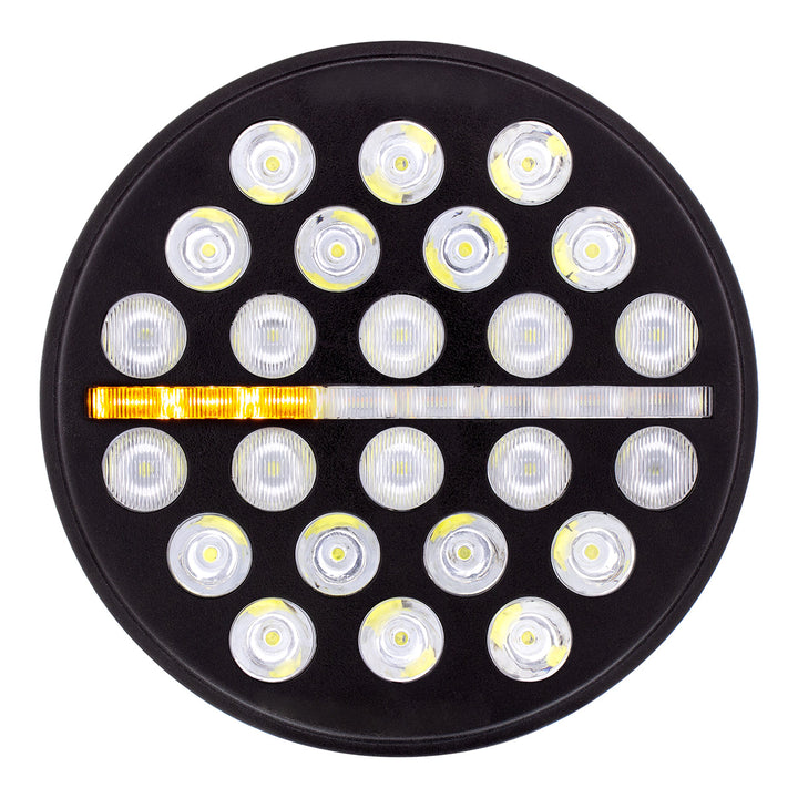 ULTRALIT - 24 High Power LED Circular Light With Dual Color LED Position Light Bar - View 1