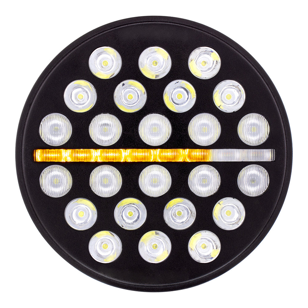 ULTRALIT - 24 High Power LED Circular Light With Dual Color LED Position Light Bar - View 2