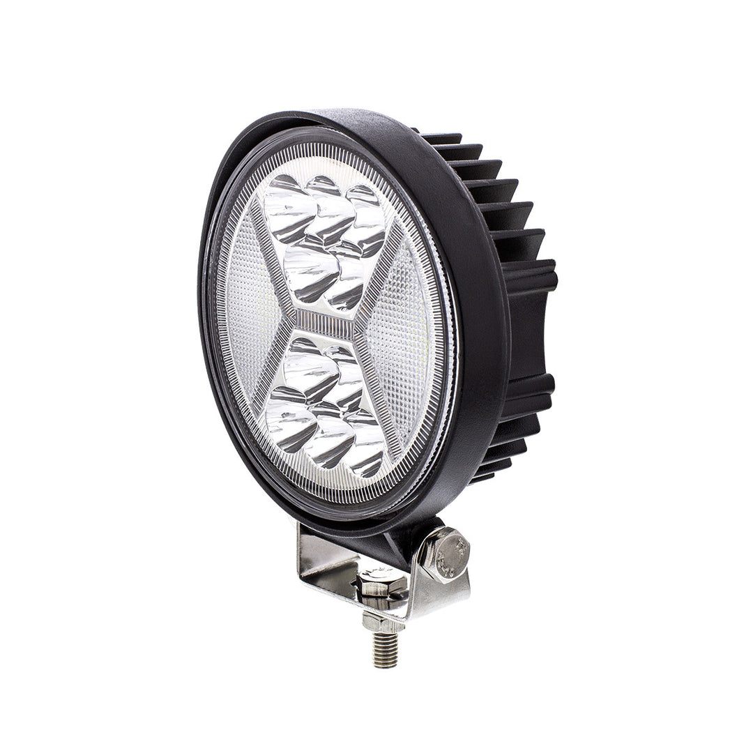 4.5" 24 High Power LED Work Light With "X" Amber Light Guide - View 4