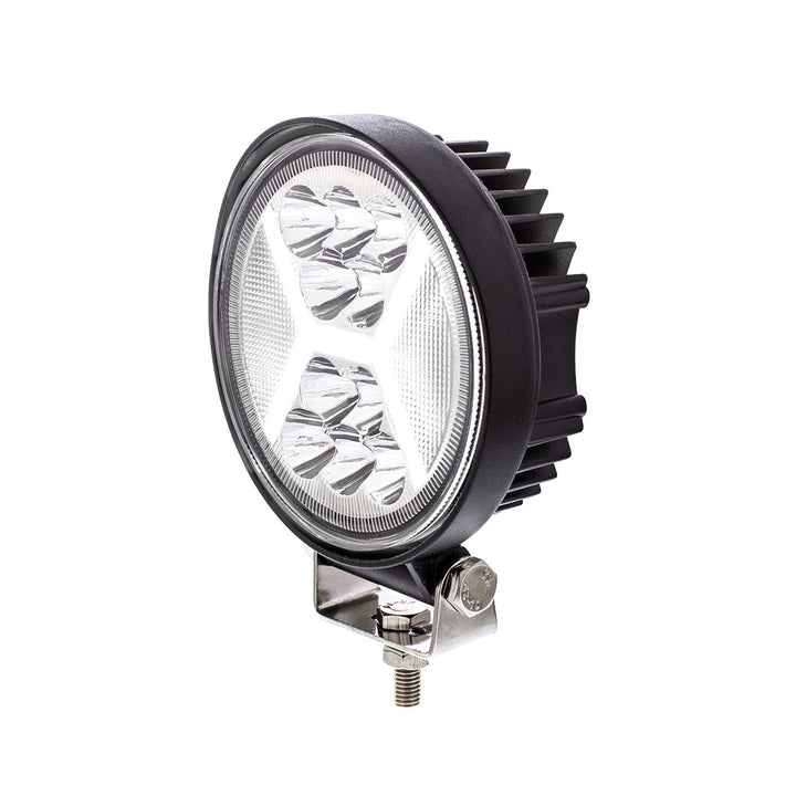 4.5" 24 High Power LED Work Light With "X" White Light Guide - View 3