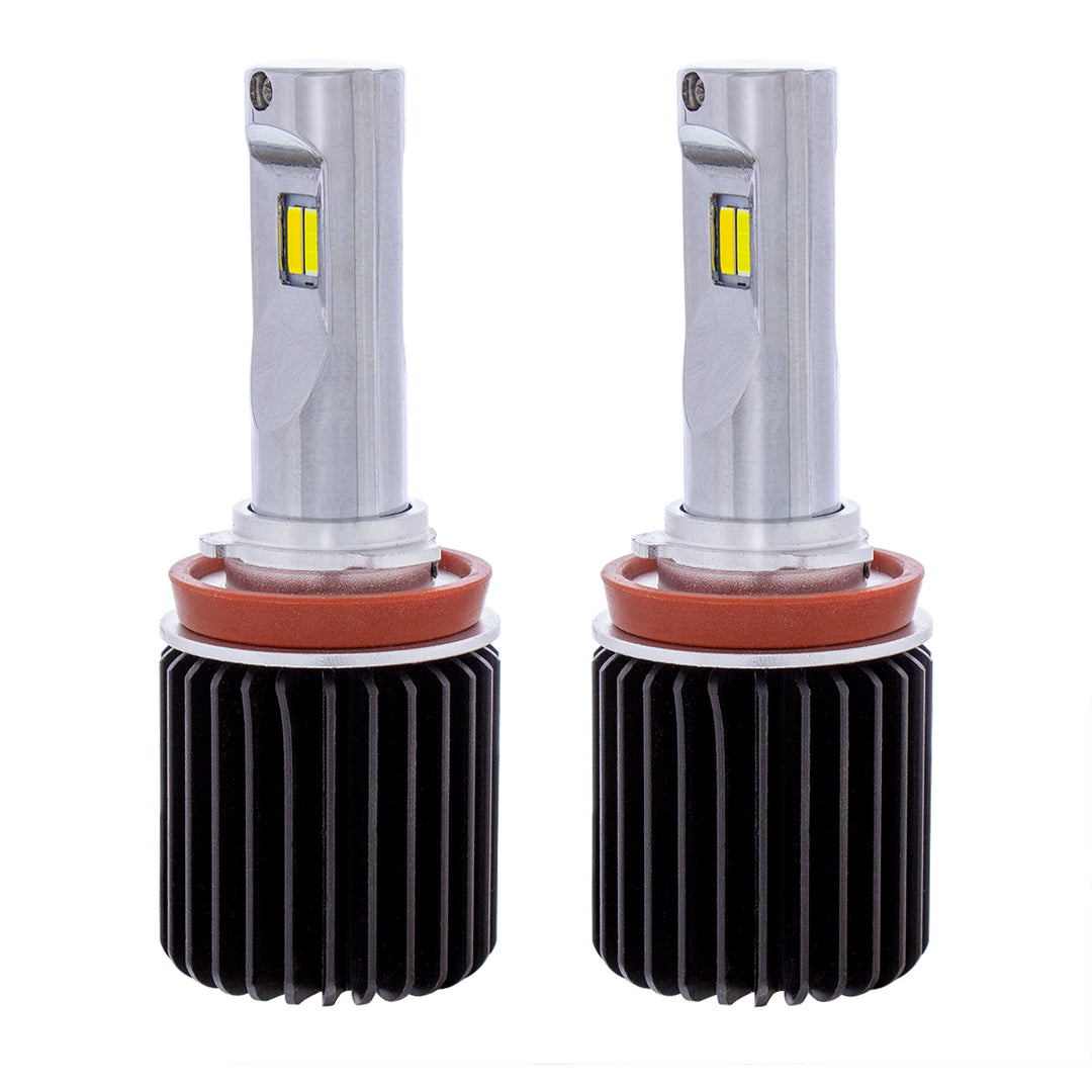 Triple Color High Power 12V H11 LED Bulbs - White/Yellow/W+Y (2-Pack) - View 2