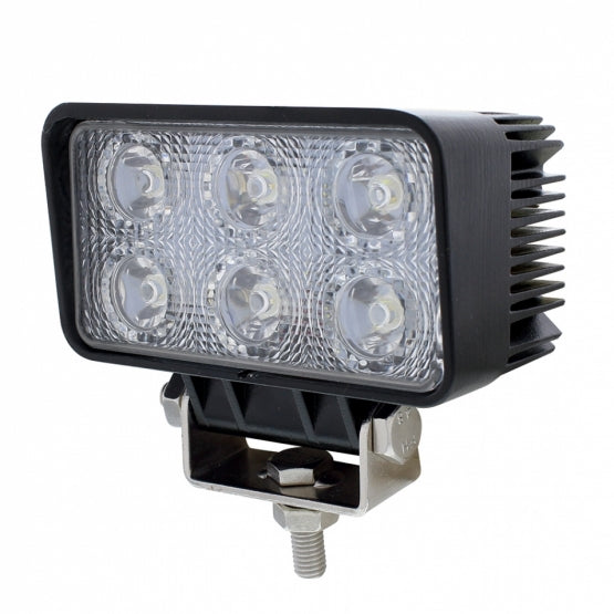 6 High Power LED Rectangular Driving/Work Light - View 2
