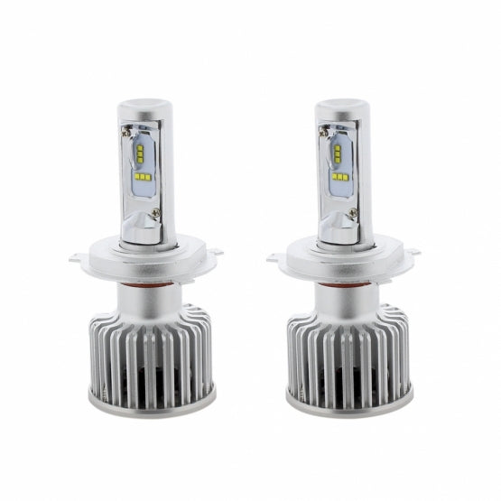 High Power H4 LED Bulb With Fan (Pair) - View 2