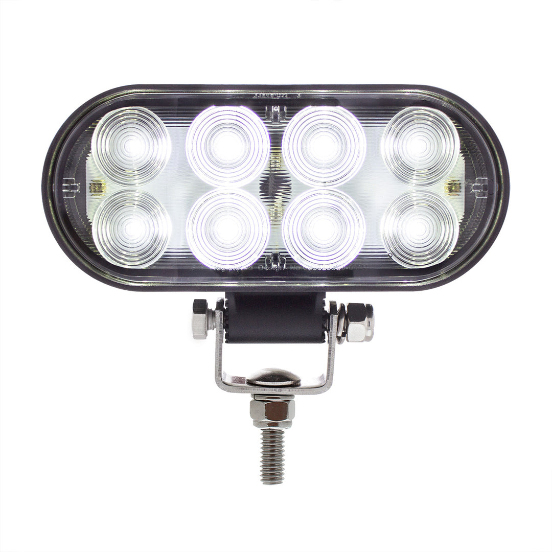 8 LED Oval Wide Angle Driving/Work Light (Retail) - View 1