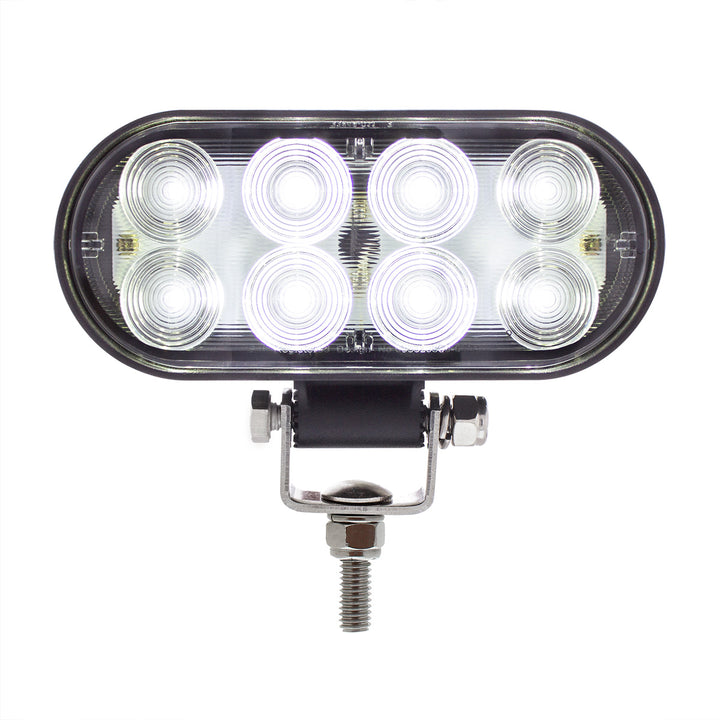 8 LED Oval Wide Angle Driving/Work Light (Retail) - View 1