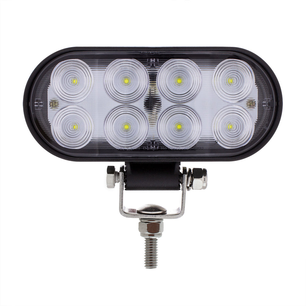 8 LED Oval Wide Angle Driving/Work Light (Retail) - View 2