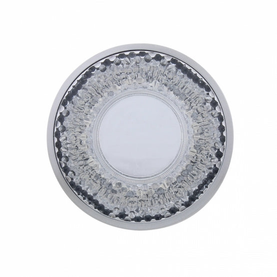 9 LED 2" Round Mirage Light (Clearance/Marker) - Red LED/Clear Lens - View 2