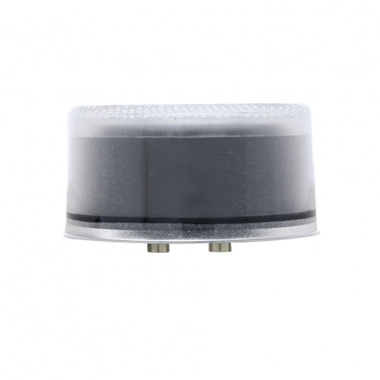 9 LED 2" Round Mirage Light (Clearance/Marker) - Red LED/Clear Lens - View 4