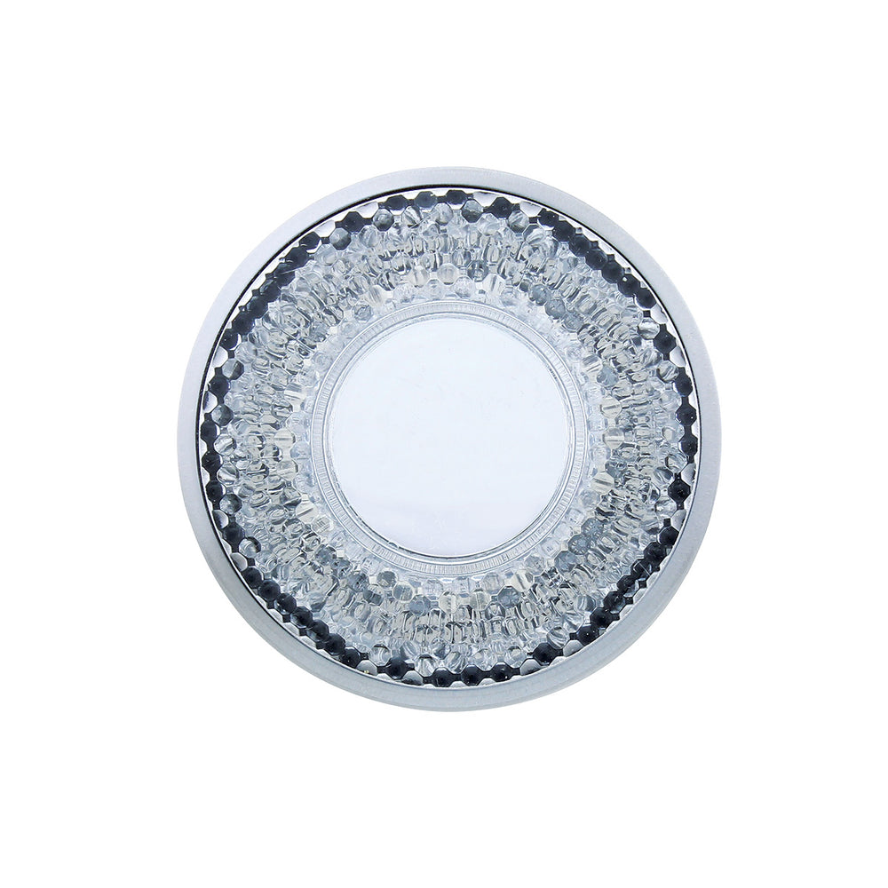 9 LED 2" Round Mirage Light (Clearance/Marker) - Red Led/Clear Lens (Bulk) - View 2